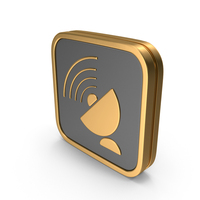 Badge Satellite Dish Icon PNG & PSD Images