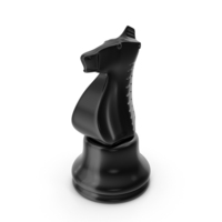 Black Knight Chess Piece PNG & PSD Images