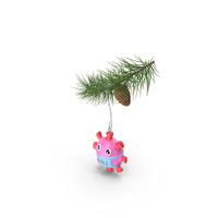 Coronavirus Ornament Christmas Branch PNG & PSD Images