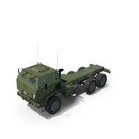 FMTV 5 Ton 6x6 Tactical Truck Chassis Green PNG & PSD Images