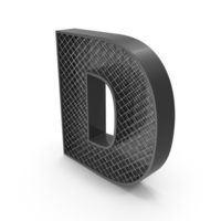 Wire Fence Letter D PNG & PSD Images