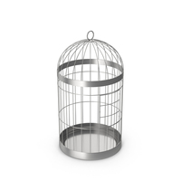 Silver Bird Cage PNG & PSD Images
