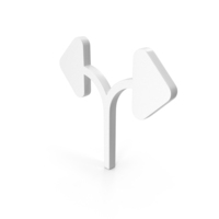 App Web Two Way Path Directinal Icon PNG & PSD Images