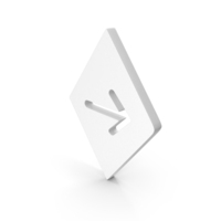 Left Or Right Arrow In Diamond Shaped Frame Symbol PNG & PSD Images