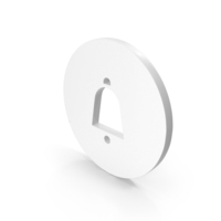 Round Bell Notification Symbol PNG & PSD Images
