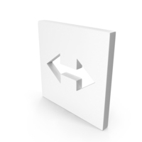 Square Double Arrow Opposite Icon PNG & PSD Images