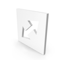 Expand Scale Up Arrow Square App Icon PNG & PSD Images