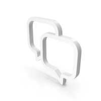 Messenger Chat Bubble Symbol PNG & PSD Images