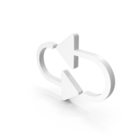 Refresh Double Round Arrow Symbol PNG & PSD Images