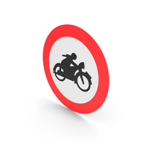 Austrian Sign No Single Tracked Motorcycles PNG & PSD Images