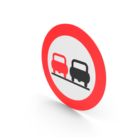 No Overtaking Road Sign PNG & PSD Images