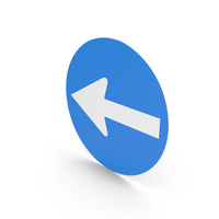 Left Only Road Sign PNG & PSD Images