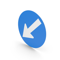 Keep Left Road Sign PNG & PSD Images