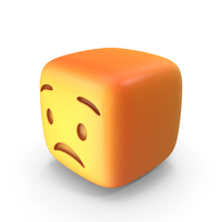 Anxious Face Emoji PNG & PSD Images