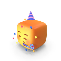 Party Face Emoji PNG & PSD Images