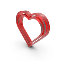 Heart In Heart Frame Symbol PNG & PSD Images