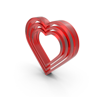 3 Hearts In Hearts Frame Symbol PNG & PSD Images