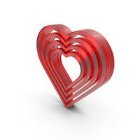 Hearts In Hearts Frame PNG & PSD Images