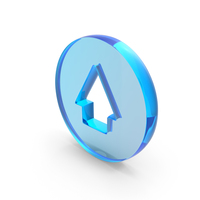 Round Up Directional Arrow Web Symbol PNG & PSD Images