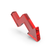 Glass Stock Market Loss Arrow Symbol PNG & PSD Images