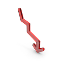 Glass Stock Market Loss Arrow Symbol PNG & PSD Images