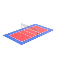 Volleyball Court Red PNG & PSD Images