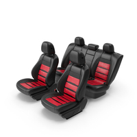 Red Car Seats PNG & PSD Images
