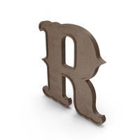 Western Style Letter R PNG & PSD Images
