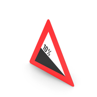Austrian Sign Steep Hill Downwards PNG & PSD Images