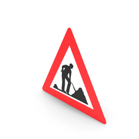 Austrian Sign Road Works PNG & PSD Images