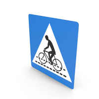 Austrian Sign Cyclist Crossing PNG & PSD Images
