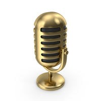BRONZ MICROPHONE ICON PNG & PSD Images