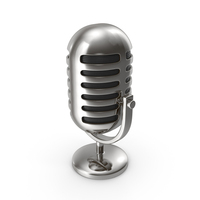 SILVER MICROPHONE ICON PNG & PSD Images