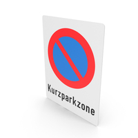 Austrian Sign Restricted Parking Zone PNG & PSD Images