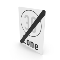 Austrian Sign End Of Zone Limitation PNG & PSD Images