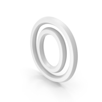 White Outline Letter O PNG & PSD Images