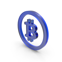 BITCOIN ICON GLASS PNG & PSD Images