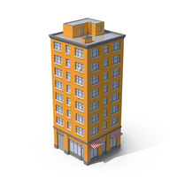 Orange Apartment Building PNG & PSD Images