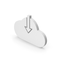 Cloud Download Symbol PNG & PSD Images