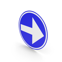 Belgian Turn Right Sign PNG & PSD Images