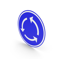 Belgian Roundabout Sign PNG & PSD Images