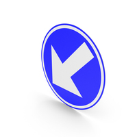 Belgian Sign Keep Left PNG & PSD Images