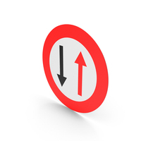 Belgian Sign Give Way To Oncoming Traffic PNG & PSD Images