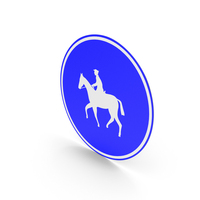 Belgian Sign Horse Riding Path PNG & PSD Images