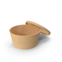 12oz Open Paper Soup Cup PNG & PSD Images