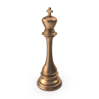 Bronze Chess King PNG & PSD Images
