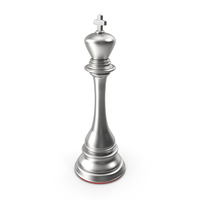 Silver Chess King PNG & PSD Images
