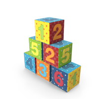 Fabric Cubes PNG & PSD Images