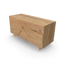 TANGRAM Wooden Credenza PNG & PSD Images
