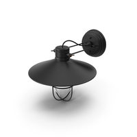 Vintage Industrial Pendant Wall Lamp PNG & PSD Images